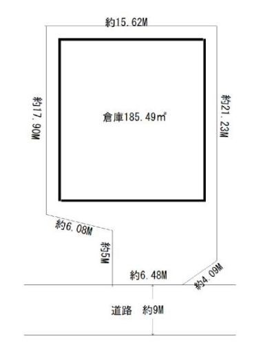 埼玉県八潮市西袋 間取図・土地図