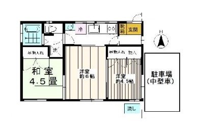 東京都練馬区貫井３丁目 間取図・土地図
