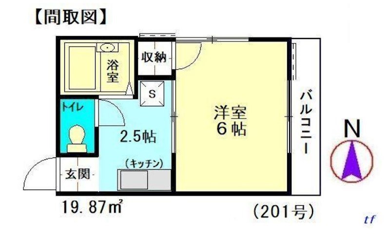 神奈川県中郡二宮町山西 間取図・土地図
