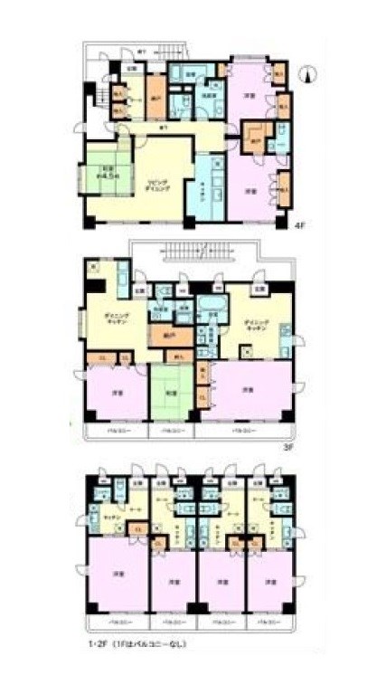 東京都大田区東矢口３丁目 間取図・土地図