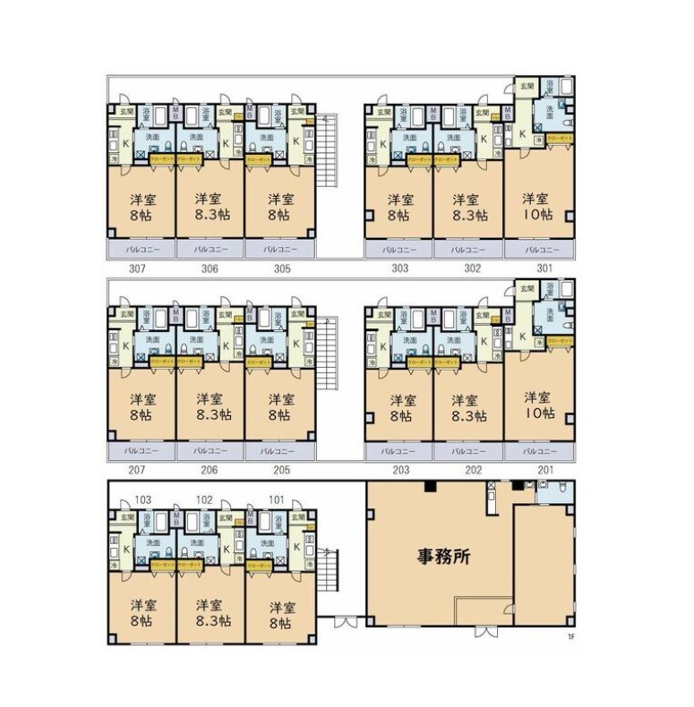 千葉県千葉市稲毛区山王町 間取図・土地図