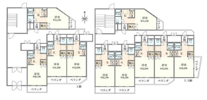 神奈川県藤沢市本町２丁目 間取図・土地図
