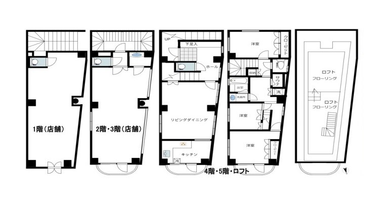 神奈川県横浜市中区野毛町２丁目 間取図・土地図