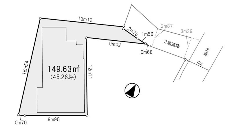 東京都目黒区東山１丁目 区画図