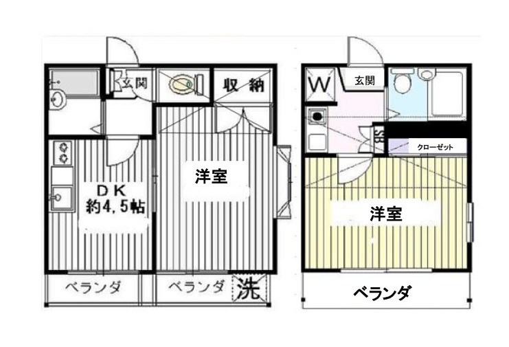 神奈川県横浜市港北区樽町４丁目 間取図・土地図