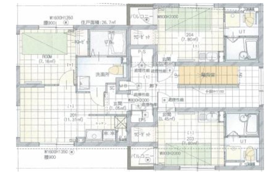 東京都板橋区熊野町 間取図・土地図
