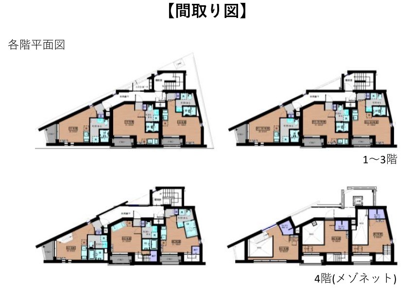 東京都北区中十条１丁目 間取図・土地図
