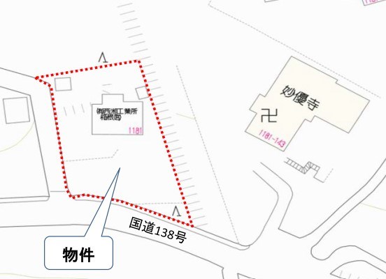神奈川県足柄下郡箱根町仙石原 区画図