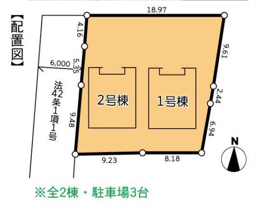 東京都町田市本町田 区画図