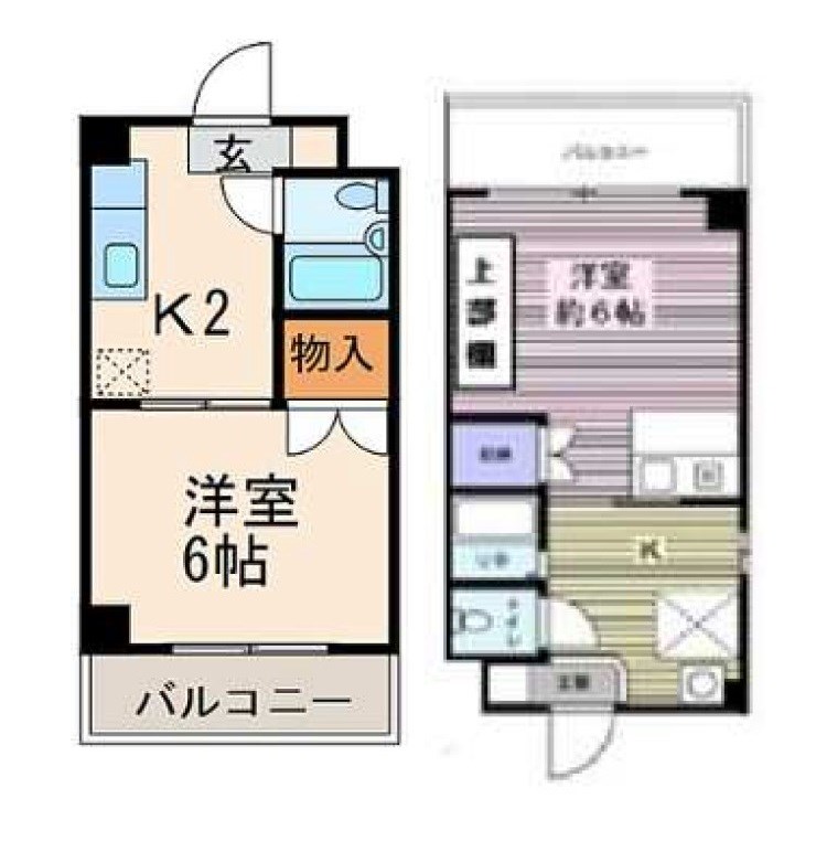 東京都府中市若松町２丁目 間取図・土地図