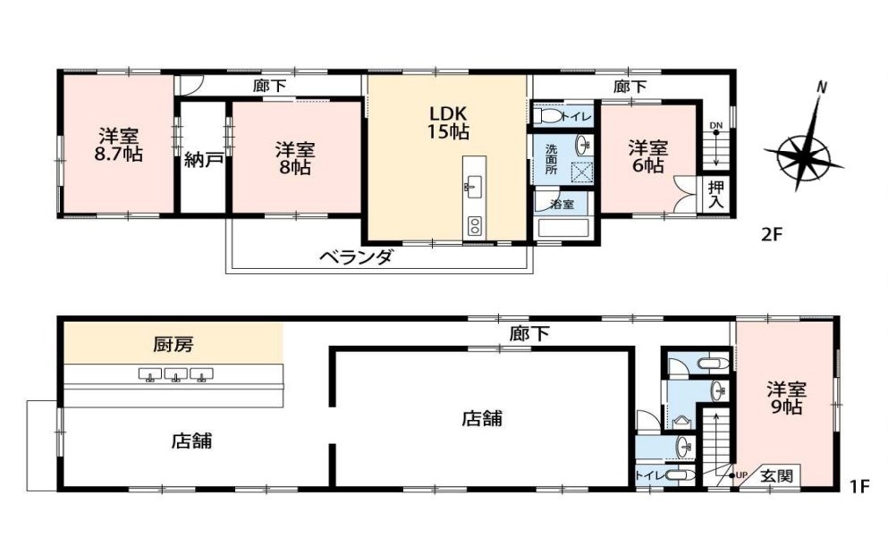 神奈川県平塚市撫子原 間取図・土地図