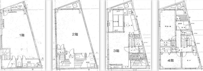 千葉県柏市旭町１丁目 間取図・土地図