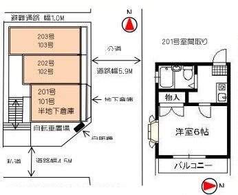 神奈川県横浜市港北区新吉田東６丁目 間取図・土地図