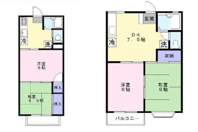 神奈川県横浜市金沢区富岡西７丁目 間取図・土地図