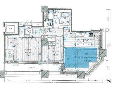 東京都港区芝４丁目 間取図・土地図