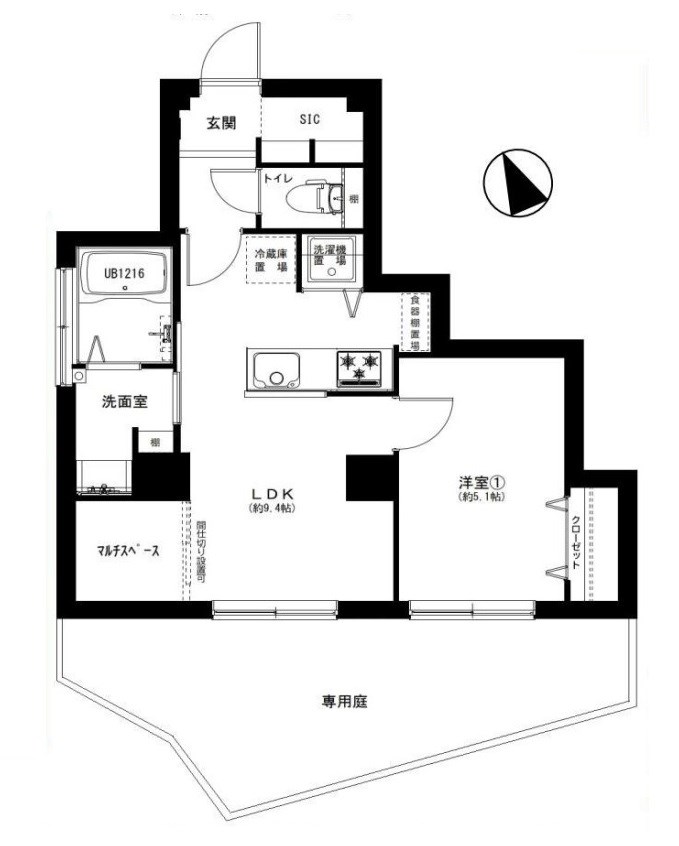 東京都港区高輪２丁目 間取図・土地図