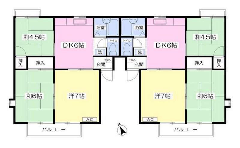 埼玉県上尾市緑丘１丁目 間取図・土地図