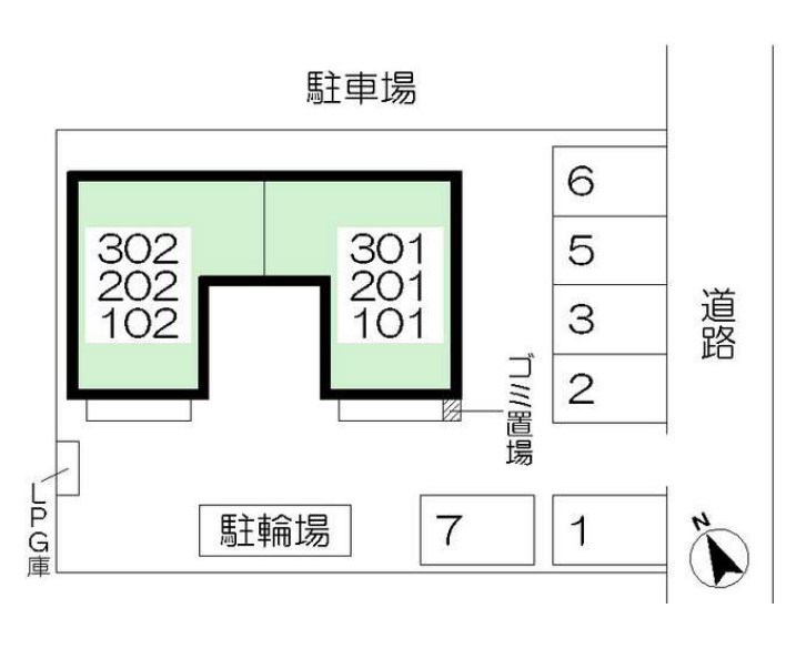 埼玉県上尾市緑丘１丁目 区画図
