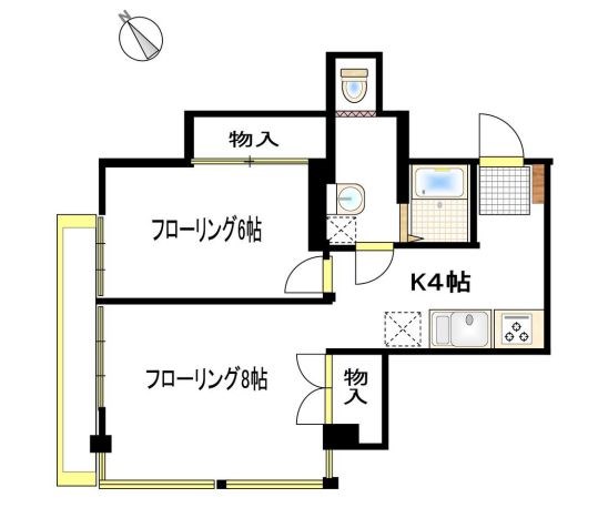 東京都港区高輪２丁目 間取図・土地図