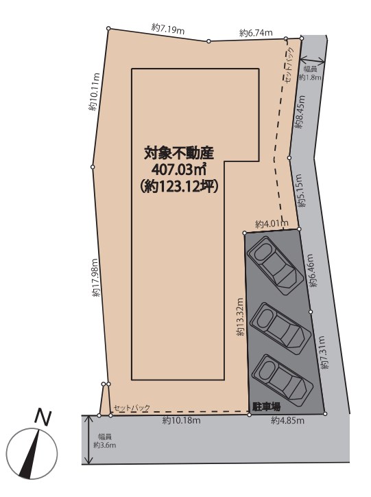 神奈川県横浜市磯子区滝頭３丁目 区画図