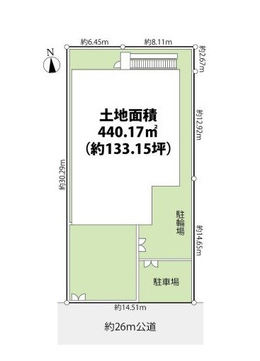 神奈川県大和市中央３丁目 区画図