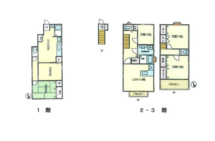 神奈川県川崎市川崎区大島５丁目 間取図・土地図