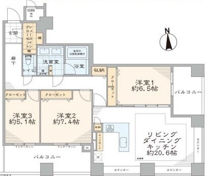 東京都港区港南４丁目 間取図・土地図