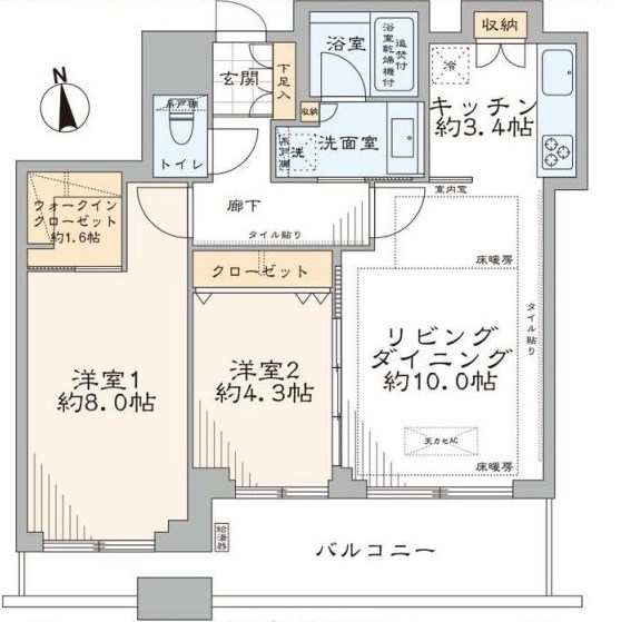 東京都港区芝１丁目 間取図・土地図