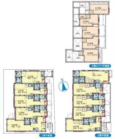東京都杉並区高円寺南５丁目 間取図・土地図