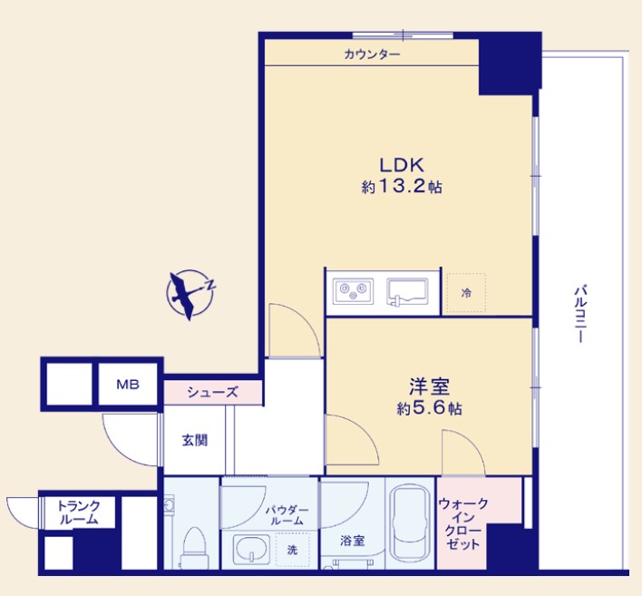 東京都港区虎ノ門１丁目 間取図・土地図
