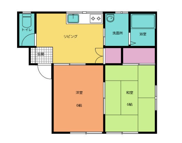 千葉県茂原市長尾 間取図・土地図