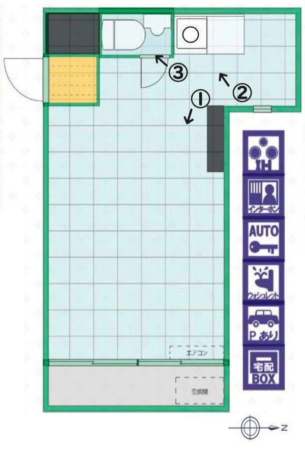 東京都港区芝浦２丁目 間取図・土地図