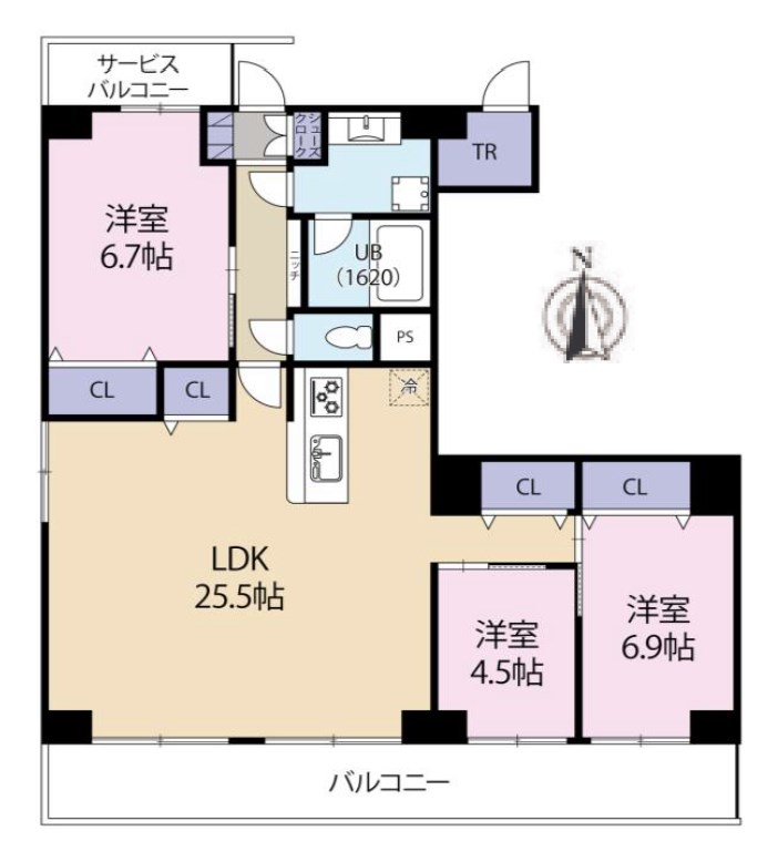 東京都港区南麻布３丁目 間取図・土地図