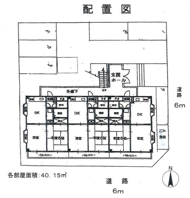 神奈川県藤沢市湘南台６丁目 間取図・土地図