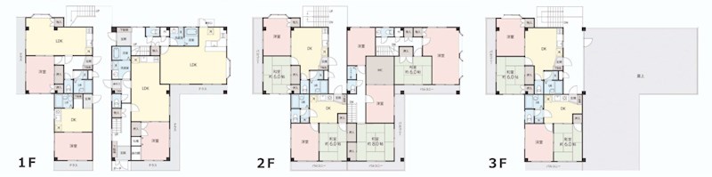 神奈川県川崎市多摩区菅５丁目 間取図・土地図