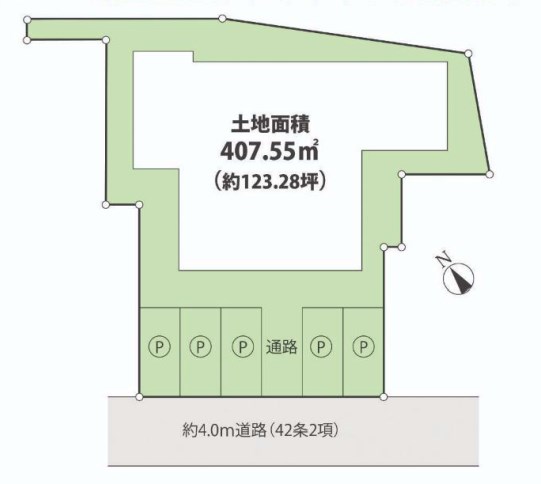 神奈川県川崎市多摩区菅５丁目 区画図