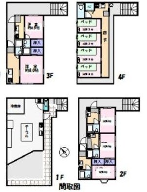 千葉県浦安市猫実４丁目 間取図・土地図