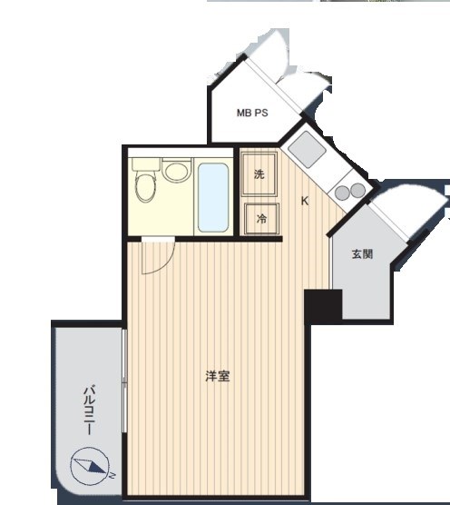 東京都港区三田５丁目 間取図・土地図