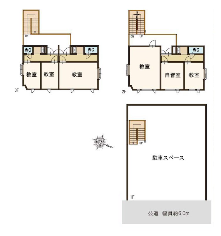 埼玉県ふじみ野市新田１丁目 間取図・土地図