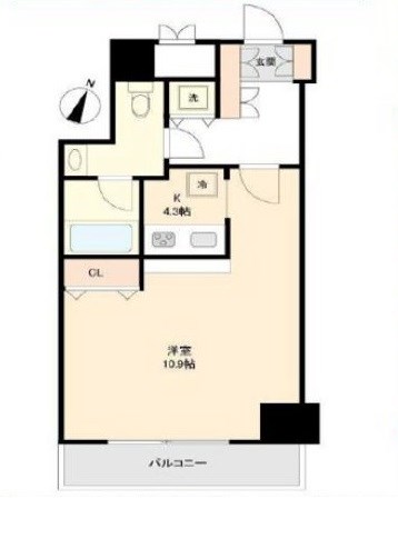 東京都港区六本木７丁目 間取図・土地図