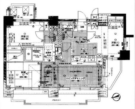 東京都港区白金台１丁目 間取図・土地図