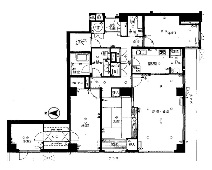 東京都港区高輪２丁目 間取図・土地図
