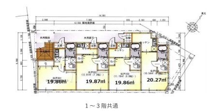 神奈川県小田原市蓮正寺 間取図・土地図