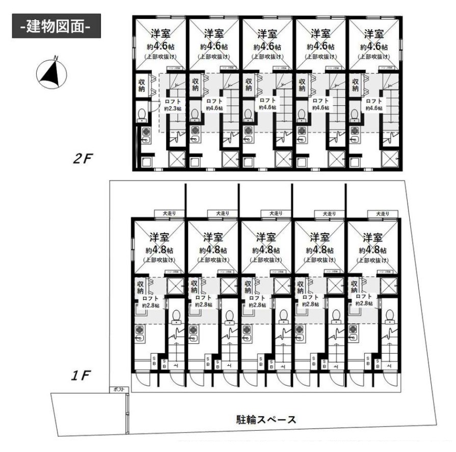 東京都杉並区阿佐谷北６丁目 間取図・土地図