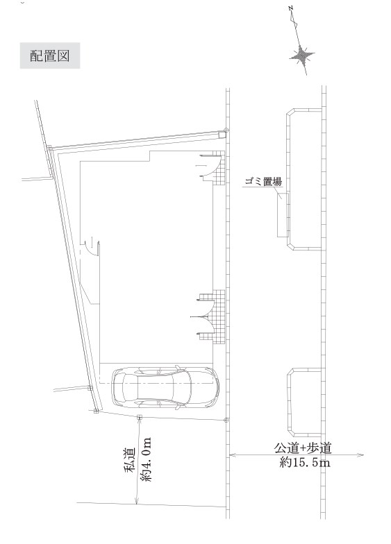 東京都足立区東伊興４丁目 区画図
