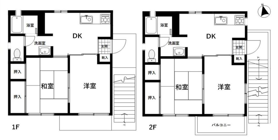 東京都町田市金井５丁目 間取図・土地図