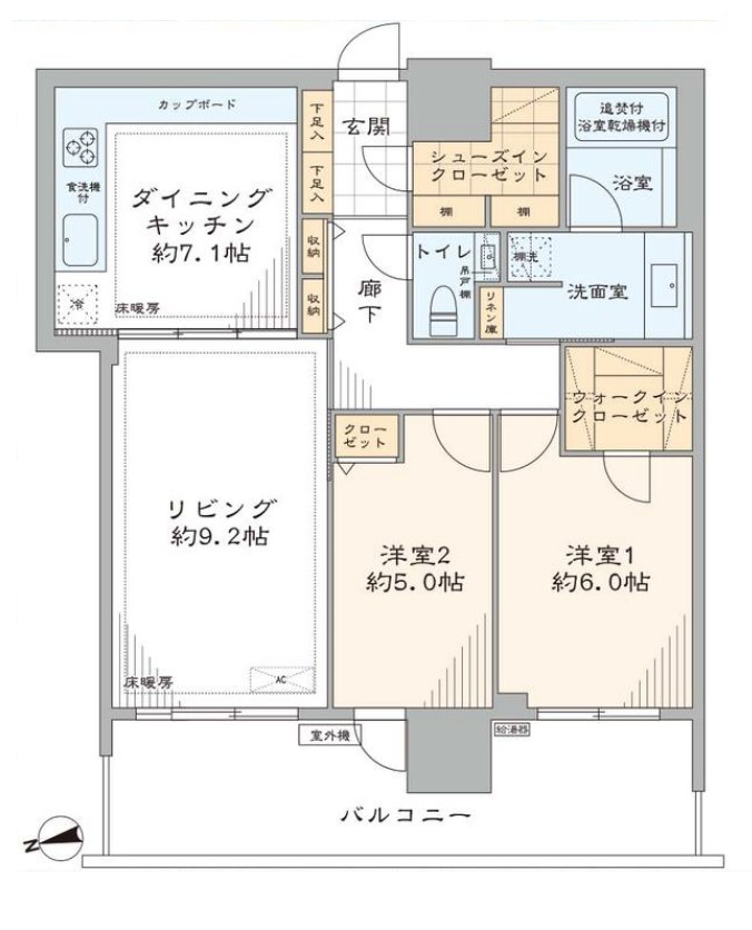東京都港区港南３丁目 間取図・土地図