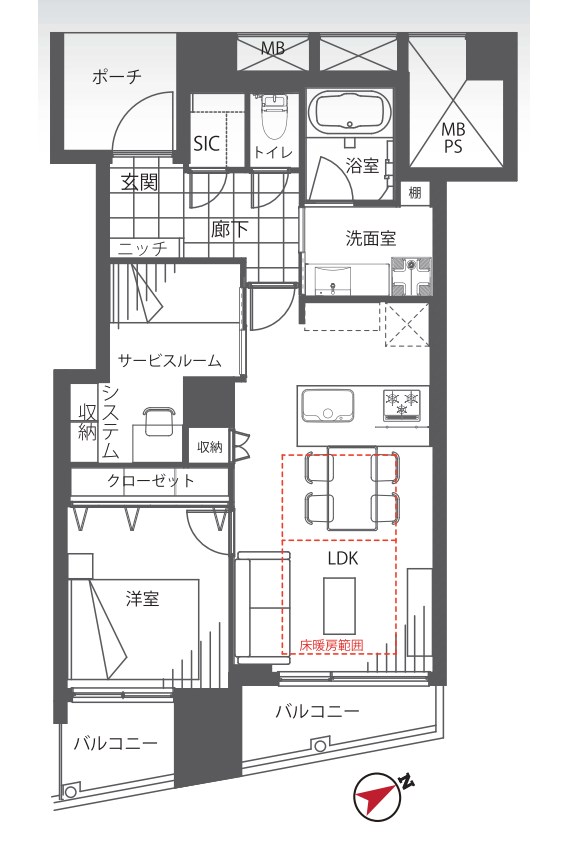 東京都港区港南２丁目 間取図・土地図