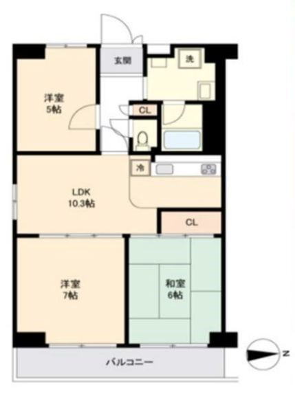 東京都港区芝浦４丁目 間取図・土地図