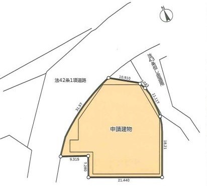 神奈川県横浜市旭区東希望が丘 間取図・土地図